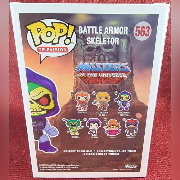 Battle armor skeletor gemini exclusive funko  # 563 (nib) With pop protector - Picture 7 of 7